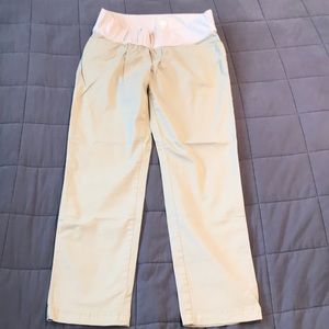 Women’s Maternity Gap Girlfriend Khaki, size 8